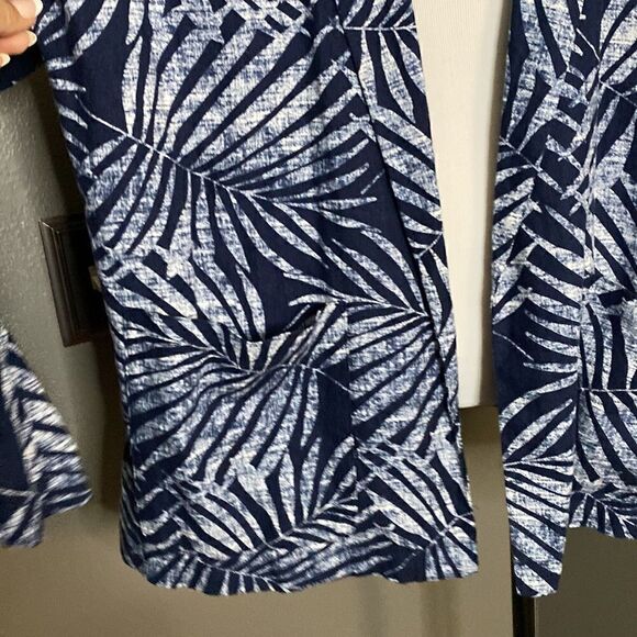 Old Navy Light Weight Open Front Linen Palms Jacket Blazer - Picture 4 of 10